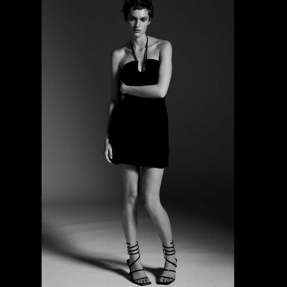*Exclusive* Velvet ruched Mini Dress, Brand New w/tag!